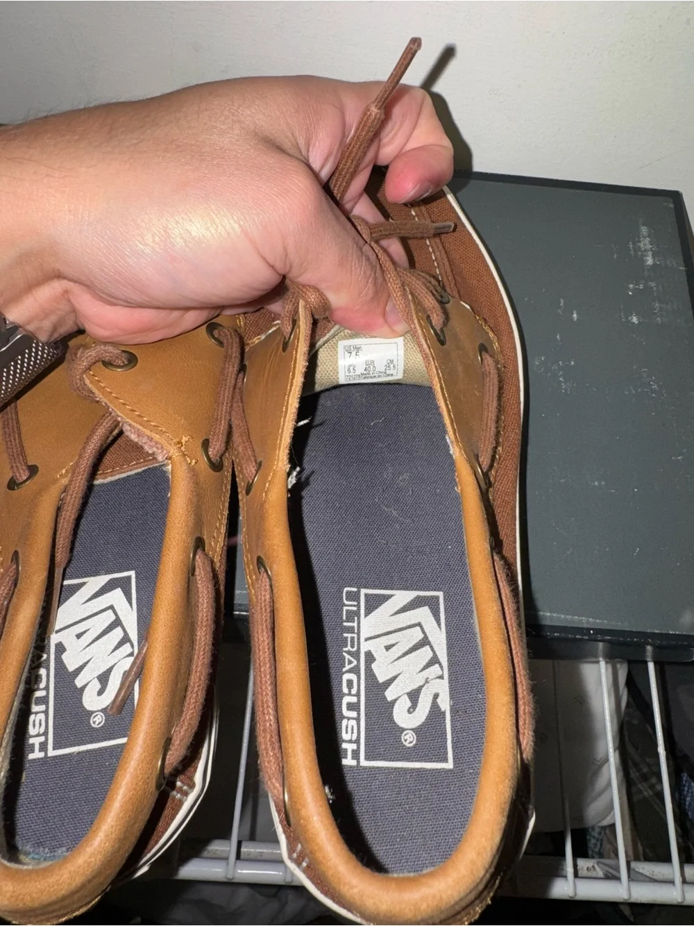 Vans classic brown